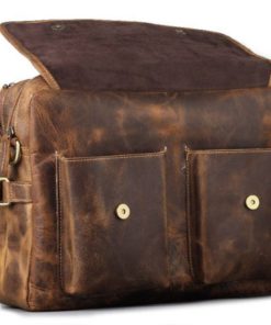 Kattee Men's Leather Durable Briefcase 16" Laptop Bag 10 57 6f8417db f079 4497 9668 75076c094580