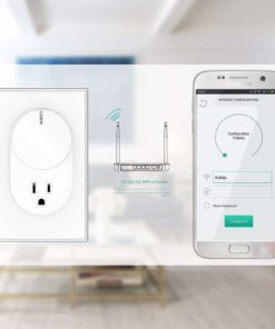 Alternative view of Aukey Wifi Switch With Home Automation App For Iphone And Android Smartphones