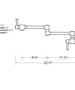 Geyser Gf47-B Stainless Steel Pot Filler Kitchen Faucet Wall Mount 2 Handles 5 57 70ee569e 2298 4b84 9d41 a527d091d60c