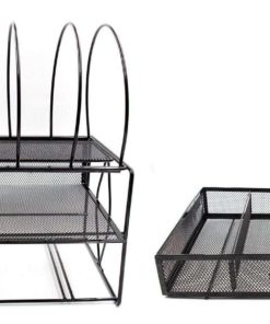 Easypag Mesh Desk Organizer Tray With 5 Stacking Sorter Sections Double Lette.. 6 57 7354ed1b f860 4cc7 b4de 081dba361357