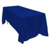 Linentablecloth 70 X 120-Inch Rectangular Polyester Tablecloth Royal Blue