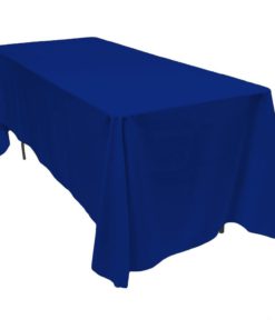 Linentablecloth 70 X 120-Inch Rectangular Polyester Tablecloth Royal Blue