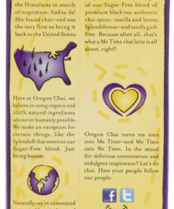 Alternative view of Oregon Chai Sugar Free Chai Tea Latte Concentrate 32-Ounce Boxes (Pack Of 6)