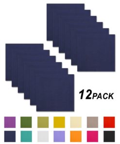 Cotton Craft Napkins 12 Pack Oversized Dinner Napkins 20X20 Navy 100% Cotton .. 3 57 74b19c5e 7152 42b4 b0c3 e0a5f9cd6c87