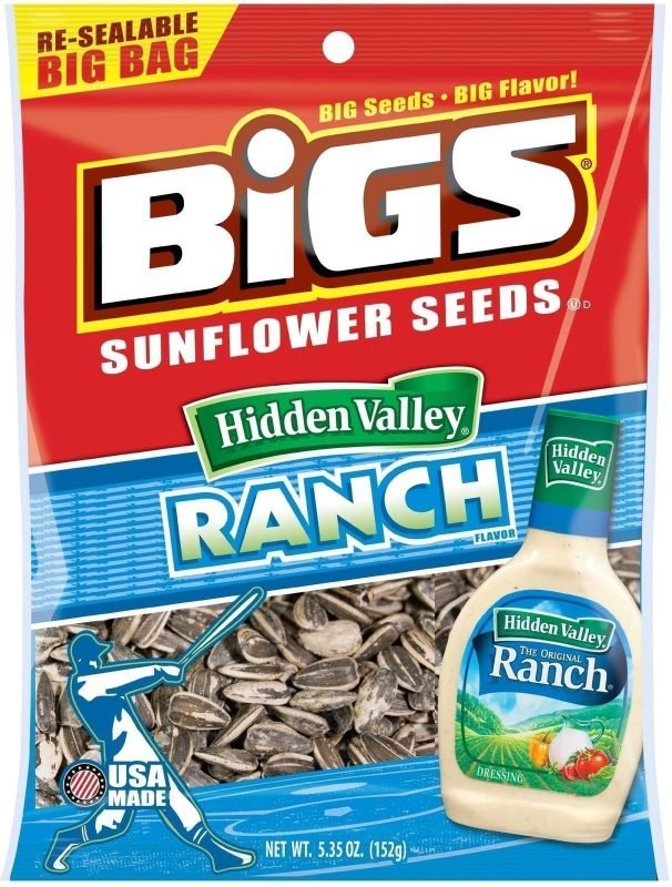 Bigs Hidden Valley Ranch Sunflower Seeds 5.35-Ounce Bags (Pack Of 12) - $29.95