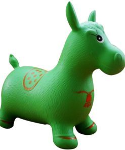 Alternative view of Green Horse Hopper Pump Included (Inflatable Jumping Horse Space Hopper Ride-..