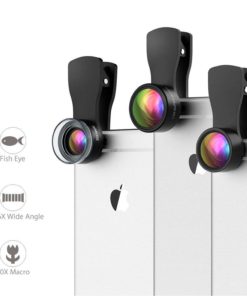 Alternative view of Victsing 3 In 1 Clip-On Iphone Camera Lens Kit 180 Degree Fisheye Lens + 20X ..