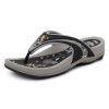5893 Women Comfort Flip Flop (Size 5-9.5 Only) Grey Eu40: Women 9/9.5 (263.9Mm)