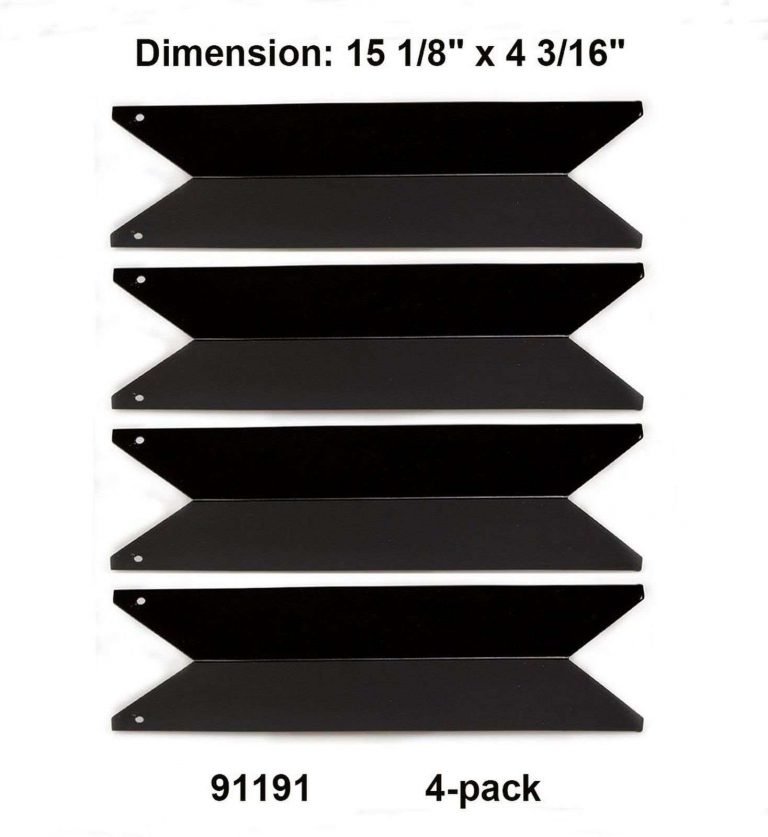 Gas Barbecue Parts Factory 91191(4-Pack) Porcelain Steel Heat Plate Replaceme..