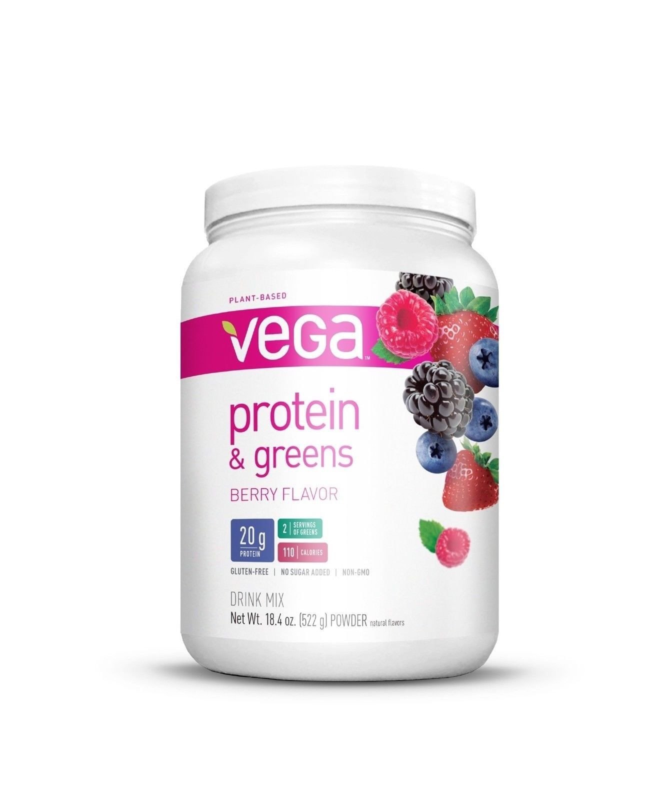 Vega Protein And Greens Tub Powder Berry 184 Ounce Small Swiftsly