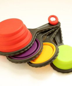 Lennie Cook Collapsible Silicone Measuring Cups & Measuring Spoons Set Portab.. 13 57 77fa3600 bc55 4034 bebe 80c14d1f3197