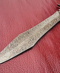 Alternative view of Sw-167 Handmade Damascus Steel 29 Inches Sword - Beautiful Apricots Wood Hand..