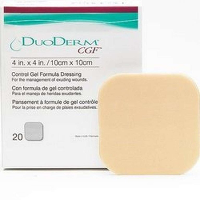 Convatec Duoderm Cgf Wound Dressing 5 Count 4X4 10Cm X 10Cm 1 Box