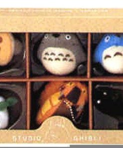 Studio Ghibli Complete Box 6 Figure Mascots With Key Ball Chain Ver.1
