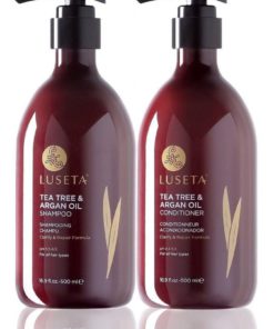 Luseta Tea Tree & Argan Oil Shampoo & Conditioner Set 2X16.9Oz
