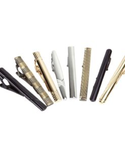 Alternative view of Bmc 8Pc Gold Silver Metal Mens Fashion Tie Bar Clips Set - Dapper Dandy