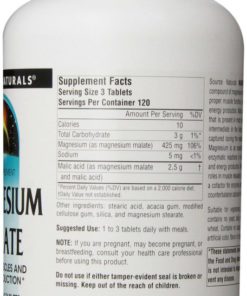 Source Naturals Magnesium Malate 1250Mg 360 Tablets 1 13 57 7c0fc374 b28f 435d 82bb 16f993803fa1