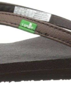 Sanuk Women's Yoga Joy Flip-Flop Brown 7 B(M) Us 13 57 7d187b6d e035 4796 bb59 36daac945fa0