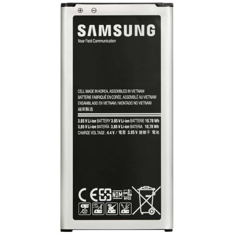 2 Pcs Original Samsung Galaxy S5 Battery Eb-Bg900Bbu / Eb-Bg900Bbz 2800 Mah