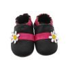 Sayoyo Baby Cute Flower Soft Sole Leather Infant Toddler Prewalker Shoes Black 15 57 7df1336c 1141 4921 820e a3fcb00e73f4