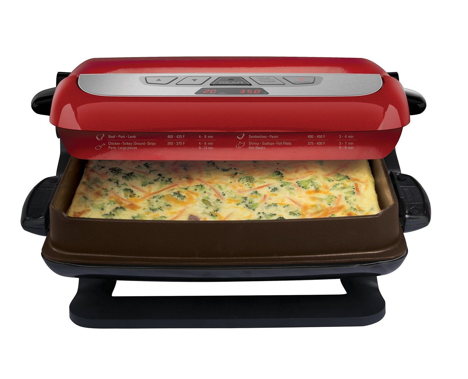 George Foreman Grp4800R 4-In-1 Multi-Plate Evolve Grill (Grilling