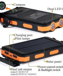Solar Charger Solar Power Bank 10000Mah External Backup Battery Pack Dual Usb.. 10 57 7f6e0aba 72d8 4ef4 969c f50f4584fa29