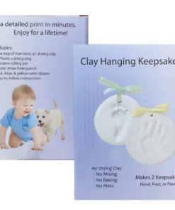 Alternative view of Clay Handprint Footprint Or Paw Print Keepsake Kit - Dries Stone Hard - No Ba..