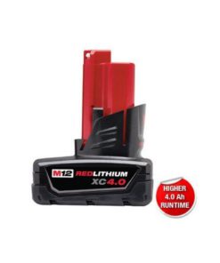 Milwaukee 48-11-2440 M12 Redlithium Xc 4.0 Extended Capacity Battery Pack