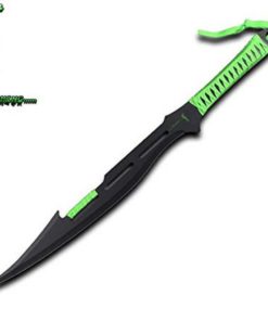 Rogue River Tactical Zombie Killer Machete Killing Sword Full Tang Blade Gree..