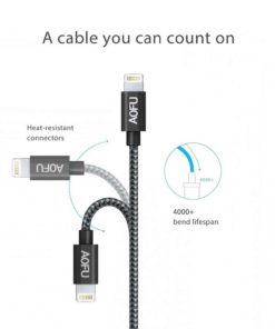 Aofu Iphone Cable 3 Pack 6Ft Nylon Braided Lightning Cables Syncing And Charg.. 9 57 80a2f8f9 b6f3 447b 9a74 27d9c1c469d5