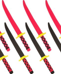 Foam Ninja Swords Set Of 6 - Safe & Fun - By Trademark Innovations Set Of 6