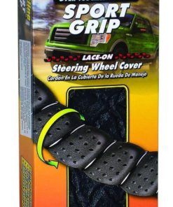 Superior 58-0470B Truckline Sport Grip Steering Wheel Cover Black Truck