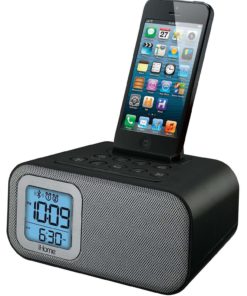 Alternative view of Ihome Ibt22Bc Bluetooth Bedside Dual Alarm Clock With Usb Charging And Line-I..