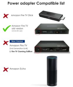 T-Power ((6.6Ft Long Cable)) Power Supply For Amazon Fire Tv Cl1130 Digital H.. 5 57 82a0f383 8bd9 4af6 92ea 7701ee1ca0aa