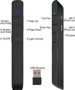 Dinofire Wireless Presenter With Green Light Rechargable Powerpoint Clicker P.. 11 57 82b50612 d9b0 428e 865b 56b150e8ac54
