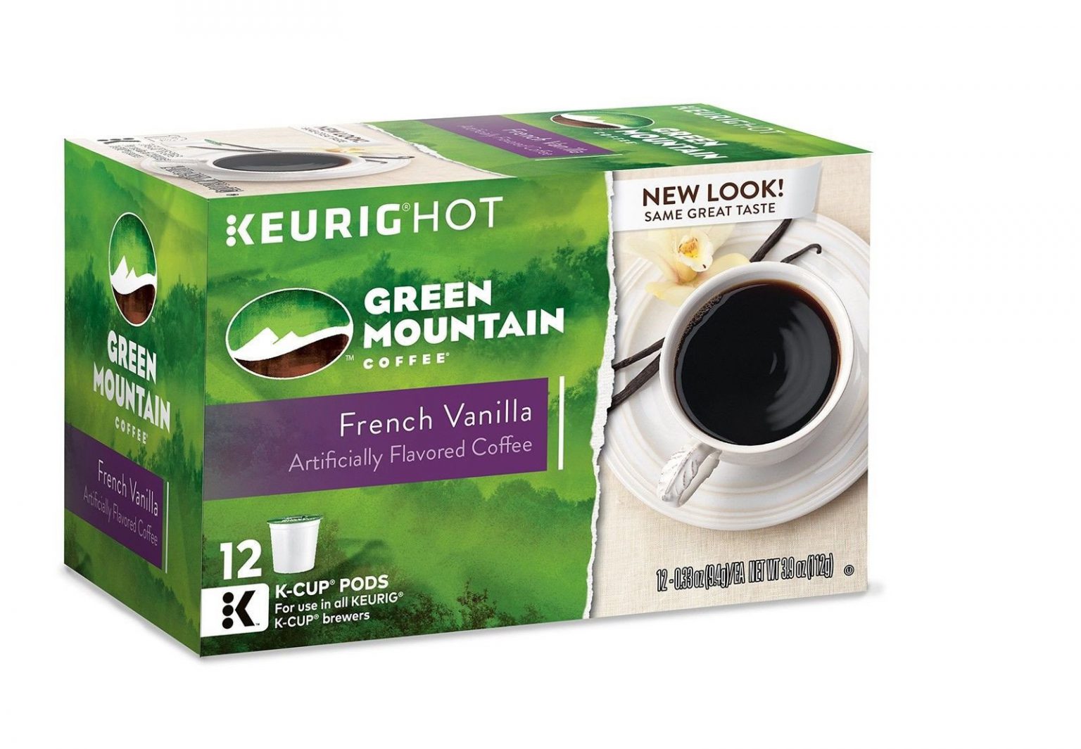 Green Mountain Coffee French Vanilla Keurig KCups 72 Count Swiftsly