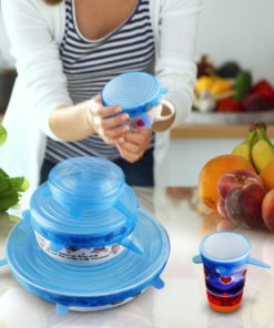 Alternative view of Orblue Silicone Stretch Lids 6-Pack Of Various Sizes