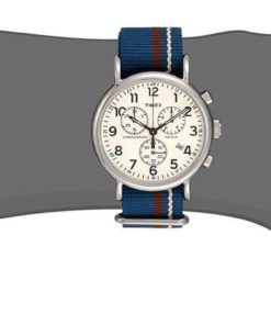 Alternative view of Timex Unisex Weekender Stainless Steel Watch With Interchangeable Band Blue