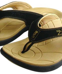 Neat Feat Men's Zori Sport Orthotic Slip-On Sandals Flip Flop Black/Tan 9 57 85463ad5 8bf1 40ec 9c1b a82821507be1 1