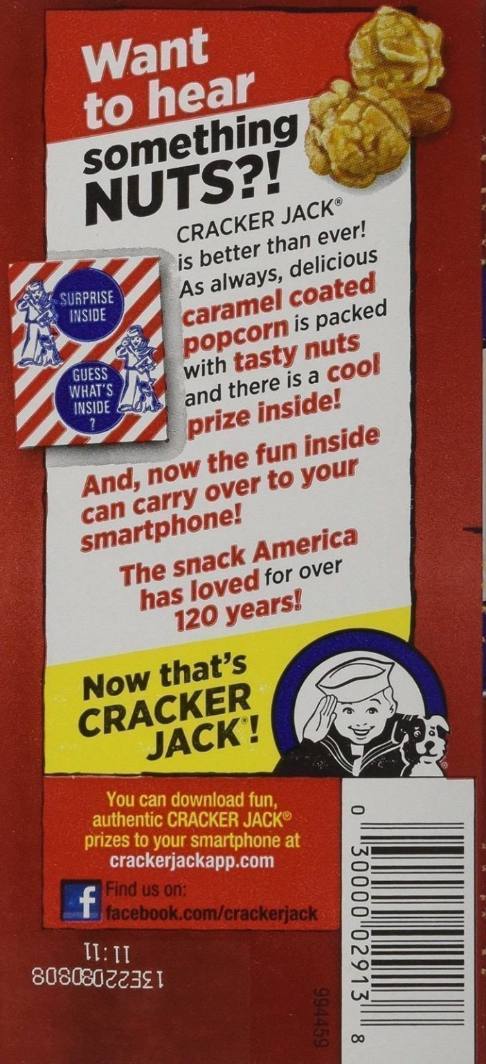 Cracker Jacks 1 Oz Box 24 Count - $34.85