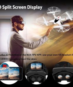 Alternative view of Dbpower Mjx X400W Fpv Rc Quadcopter Drone With Wifi Camera Live Video One Key..