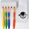 Automatic Toothpaste Dispenser And Tooth Brush Holder Set - White Style 1 10 57 8587e7d8 311e 41bb a1d3 3352ff12361f