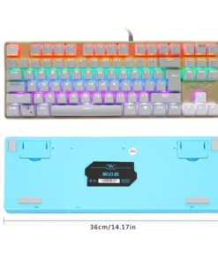 Aula Led Backlit Wired Mechanical Gaming Keyboard With Blue Switches(Gold) 15 57 8639a6ba 898c 4360 8086 2c3f5eddfb09