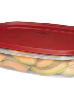Alternative view of Rubbermaid Plastic Easy Find Lid Food Storage Container 1.5 Gal 1777163 Set O..