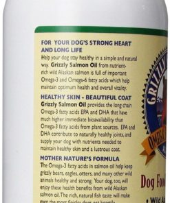 Alternative view of Grizzly Salmon Oil All-Natural Dog Food Supplement In Pump-Bottle Dispenser