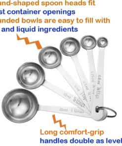 Accmor 11-Piece Stainless Steel Measuring Spoons/Cups Set - Premium Stackable.. 9 57 86f46554 eb98 4a99 bedc 7b1bb170757b
