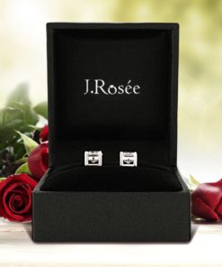 J.Rose Fine Sterling Silver Cubic Zirconia Round Cut Studs Earrings For Mens .. 13 57 870a54ad b0c4 4410 8823 fd10ec19da50