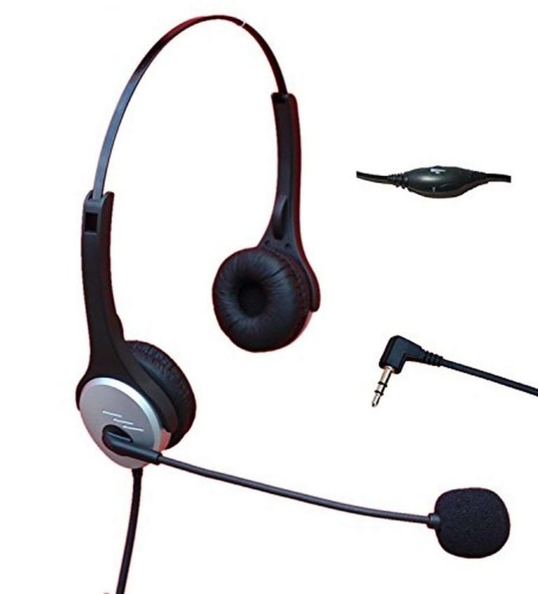 Voistek Call Center Telephone Headphone With Noise Canceling Microphone + Vol..