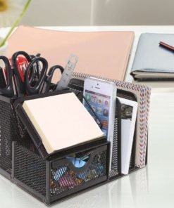 Black Metal Mesh Office Supplies Storage Rack / File Folder Mail Organizer / .. 9 57 88e2847d 94b1 4c45 bd3c 4c2ec44492f7