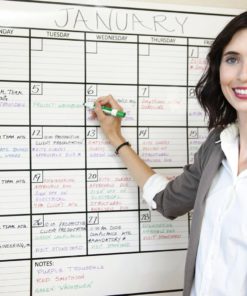 Alternative view of Officeaid Laminated Jumbo Dry Erase Wall Calendar 36-Inch By 48-Inch